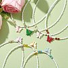 Glass Beads Necklaces NJEW-JN04725-2