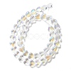 Transparent Glass Beads Strand GLAA-F112-01J-3