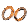 Resin & Walnut Wood Pendants X-RESI-S389-022A-A02-3