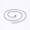 304 Stainless Steel Curb Chain Necklaces NJEW-P226-05P-03-1
