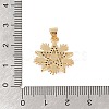 Brass Micro Pave Colorful Cubic Zirconia Pendants KK-E111-34A-G-3