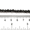 Synthetic Silver Line Coal Quartz Beads Strands G-Q161-A01-01-4