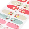 Full Cover Strawberry Flower Nail Stickers MRMJ-T100-M2-3