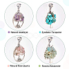 SUNNYCLUE 16Pcs 4 Styles Alloy European Dangle Charms FIND-SC0003-21-4