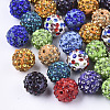 Pave Disco Ball Beads RB-A180-12mm-M-1