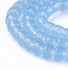 Opaque Solid Color Glass Beads Strands X-GLAA-A036-I21-3