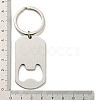 Father's Day Gift 201 Stainless Steel Oval with Word Bottle Opener Keychains KEYC-E040-02P-02-3