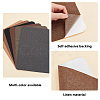 PandaHall Elite 6Pcs 6 Colors Self Adhesive Linen Fabric DIY-PH0020-82-4