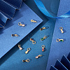 AHADERMAKER 18Pcs 9 Colors  Brass Pave Cubic Zirconia Charms KK-GA0001-31-7