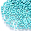 8/0 Baking Paint Glass Round Seed Beads SEED-S036-01B-13-1