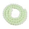 Imitation Jade Glass Beads Strands GLAA-T032-J6mm-03-3