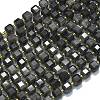 Natural Silver Obsidian Beads Strands G-K389-A41-01-1