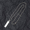 201 Stainless Steel Pendant Necklaces for Man NJEW-Q336-03E-P-4