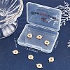 Beebeecraft Brass Micro Pave Clear & Royal Blue Cubic Zirconia Connector Charms KK-BBC0002-62-7