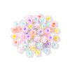 60pcs 6 Colors Transparent Acrylic Beads TACR-CC0001-01-2