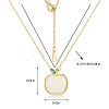 Natural Hetian White Jade Apple Pendant Necklace JN1079B-2