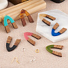 Biyun DIY V-shape Dangle Earrings Making Kit DIY-BY0001-42-7