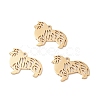 304 Stainless Steel Dog Pendants STAS-N090-JN854-G-2