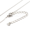 Tarnish Resistant 304 Stainless Steel Puzzle Piece Pendant Necklaces Sets NJEW-JN03516-02-6