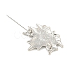 Maple Leaf Shape Alloy Brooch JEWB-U006-04P-2