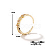 Exquisite Fashion Brass Heart-shaped Rhinestones Cuff Ring for Women SW2288-1-1