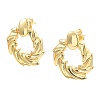 Rack Plating Brass Stud Earrings EJEW-M223-11G-1