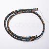 Faceted Non-magnetic Synthetic Hematite Bead Strands G-F337-35-2