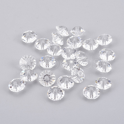 Imitation Austrian Crystal Beads SWAR-F061-3x6mm-01-1