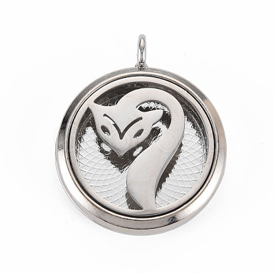 Alloy Diffuser Locket Pendants PALLOY-N171-03-1