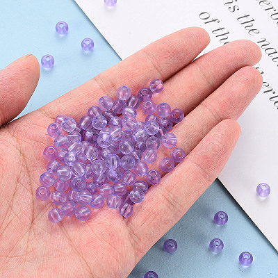 Transparent Acrylic Beads X-MACR-S370-A6mm-746-1