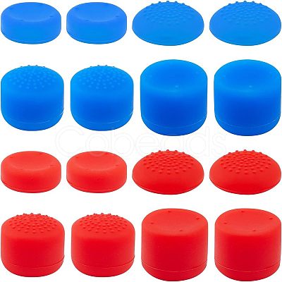 Olycraft 2Set 2 Colors Silicone Replacement Gamepad Button Keycap Set AJEW-OC0002-81A-1