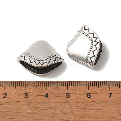 Tibetan Style Alloy Bead Cones X-TIBE-00907-AS-RS-1