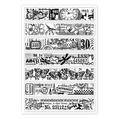 Custom PVC Plastic Clear Stamps DIY-WH0448-0594-1