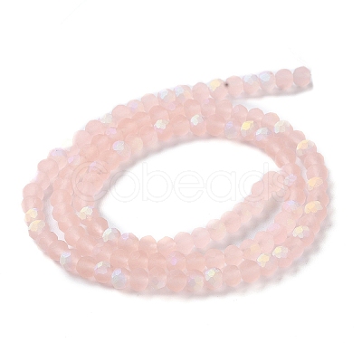 Transparent Glass Beads Strands EGLA-A044-T4mm-MB22-1