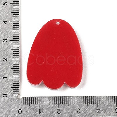 Opaque Acrylic Pendants MACR-P043-G01-1