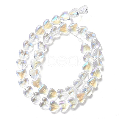 Transparent Glass Beads Strand GLAA-F112-01J-1