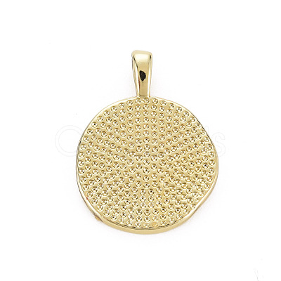 Brass Enamel Pendants KK-Q283-057C-NR-1