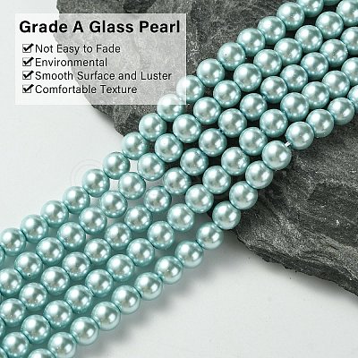 Grade A Glass Pearl Beads HY-J001-6mm-HX090-1