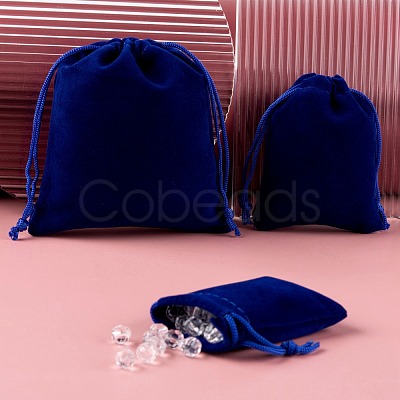 5 Style Rectangle Velvet Pouches TP-LS0001-01E-1