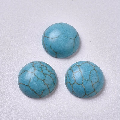 Synthetic Turquoise Cabochons G-TAC0001-01H-1