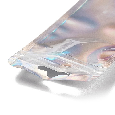 Glitter Holographic Plastic Packaging Yinyang Zip Lock Bags OPP-F002-02-1