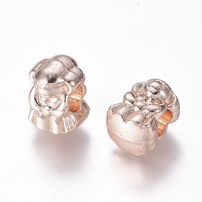 Alloy European Beads MPDL-L028-37RG-AAA-1