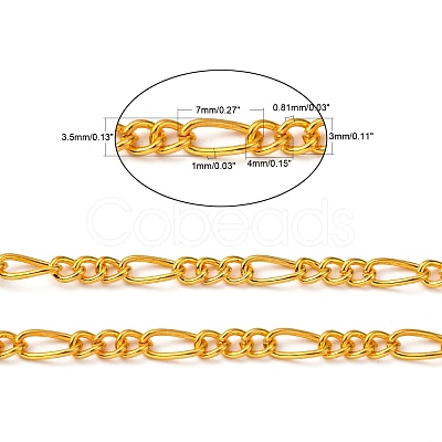 Iron Handmade Chains Figaro Chains Mother-Son Chains CHSM005Y-G-1