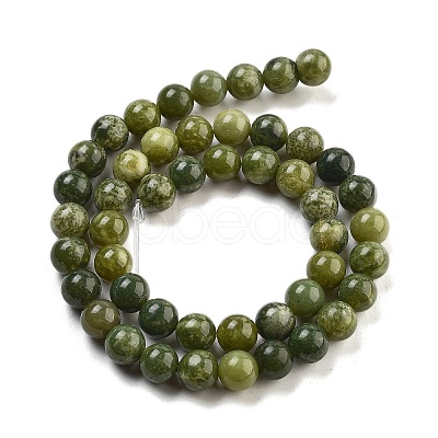 Natural Canada Jade Beads Strands G-NH0029-02A-1