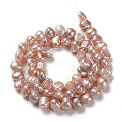 Natural Cultured Freshwater Pearl Beads Strands PEAR-L033-45B-1