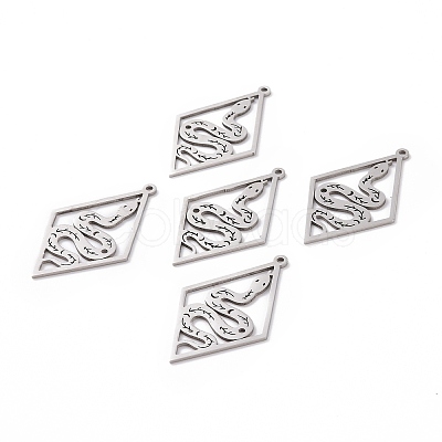 Non-Tarnish 201 Stainless Steel Pendants STAS-T056-LA713-1-1