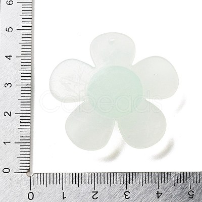 Opaque Resin Pendants FIND-M035-02D-1