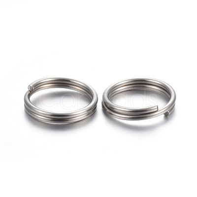 Tarnish Resistant 304 Stainless Steel Split Rings A-STAS-P223-22P-01-1