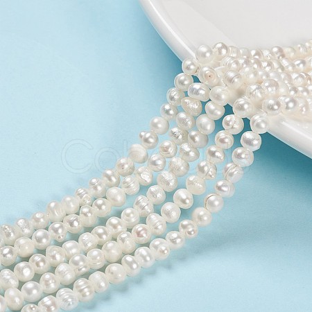 Grade A Natural Cultured Freshwater Pearl Beads Strands SPPA001Y-1A-1