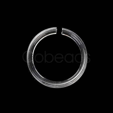 Transparent Plastic Single Bracelet Display Rings BDIS-F006-01A-1